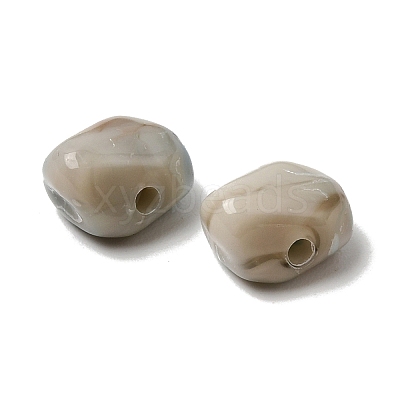 Opaque Acrylic Imitation Gemstone Beads OACR-G061-04E-1