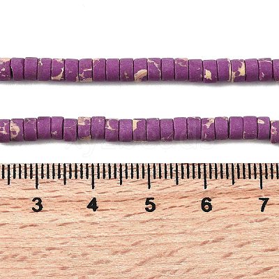 Dyed Synthetic Imperial Jasper Beads Strands G-Z089-A03-L-1