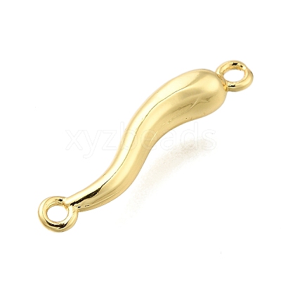 Brass Horn of Plenty Connector Charms KK-V002-20G-1