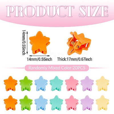 20Pcs Hair Accessories PHAR-TADJ0001-04-1