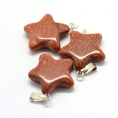 Star Natural & Synthetic Mixed Stone Pendants X-G-Q367-M-1