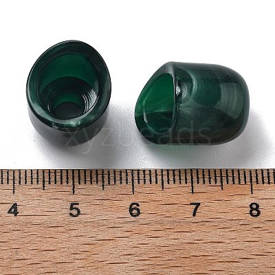 Two Tone Acrylic Beads OACR-S042-06G-1