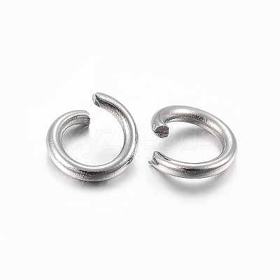 Non-Tarnish 304 Stainless Steel Open Jump Rings LS-X-STAS-H437-6x1mm-1