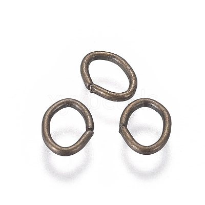 Iron Open Jump Rings IFIN-WH0051-74B-AB-1