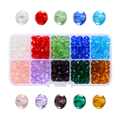 Transparent Glass Beads FPDL-S015-04C-01-B-1