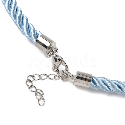 5MM Nylon Twisted Cord Necklace Making FIND-G096-01P-22-1
