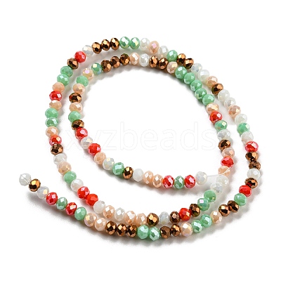 Glass Beads Strands EGLA-A034-M4mm-35-1