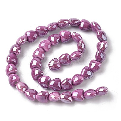 Handmade Porcelain Beads Strands PORC-Z002-02B-1