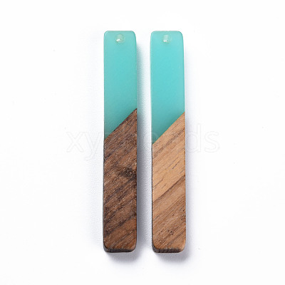 Resin & Walnut Wood Big Pendants X-RESI-S358-39L-1