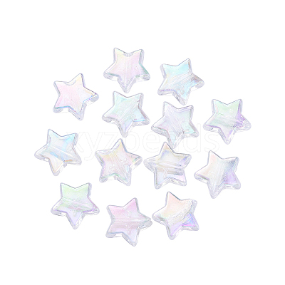 Eco-Friendly Transparent Acrylic Beads TACR-YW0001-01A-1