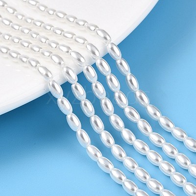 Transparent Spray Painted Glass Beads Strands GLAA-N001-25-1
