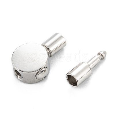 Tarnish Resistant 304 Stainless Steel Bayonet Clasps STAS-P285-03P-1