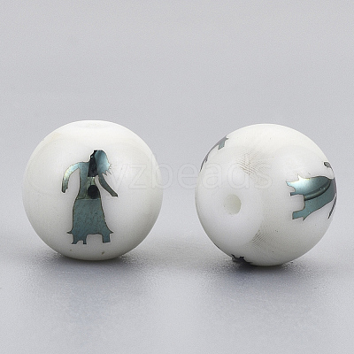 Electroplate Glass Beads EGLA-S178-11K-05-1