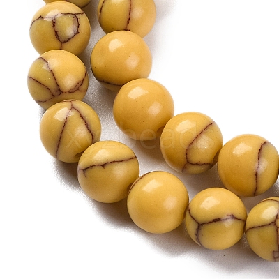 Synthetic Turquoise Beads Strands G-L605-G01-02C-1