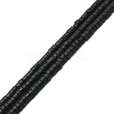 Natural Lava Rock Beads Strands G-F631-A45-1