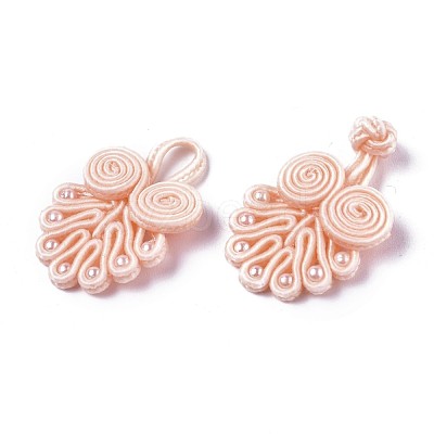 Handmade Chinese Frogs Knots Buttons Sets BUTT-WH0014-29X-1
