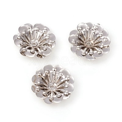 Multi-Petal Brass Bead Caps KK-I669-14P-1