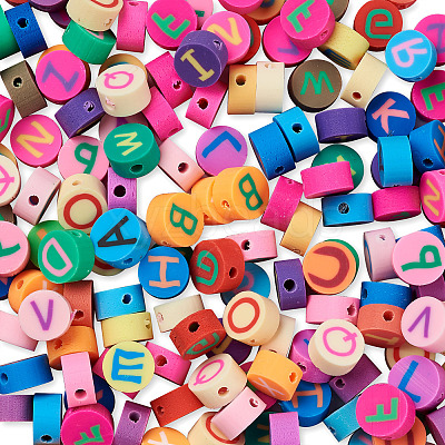 300Pcs Handmade Polymer Clay Colours Beads CLAY-CD0001-04-1