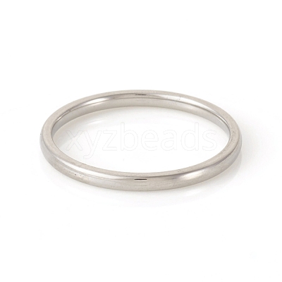 Tarnish Resistant 201 Stainless Steel Plain Band Rings RJEW-G107-1.5mm-4-P-1