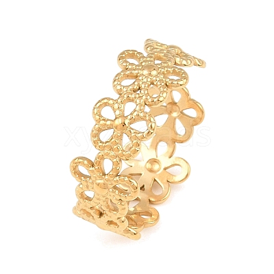 304 Stainless Steel Cuff Open Rings RJEW-P175-01A-G-1