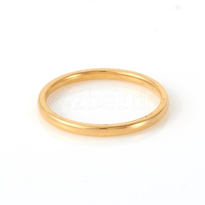 201 Stainless Steel Plain Band Rings RJEW-G107-1.5mm-4-G-1