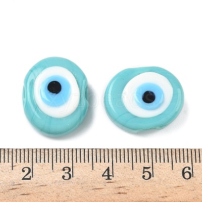 Handmade Evil Eye Lampwork Beads LAMP-G168-02H-1