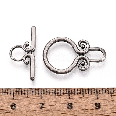 304 Stainless Steel Toggle Clasps PW-WG419A3-02-1