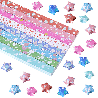 Lucky Star Origami Paper DIY-SC0027-24C-1