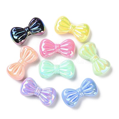 UV Plated Acrylic Beads X-SACR-G034-08-1