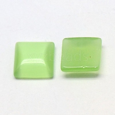 Cat Eye Cabochons CE-J006-12x12mm-25-1