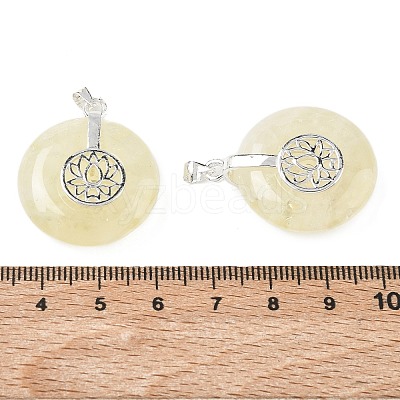 Natural Lemon Jade Pendants GG-CBAF4FB-02S-B05-1