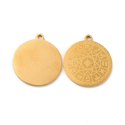 201 Stainless Steel Pendants STAS-K251-006G-1