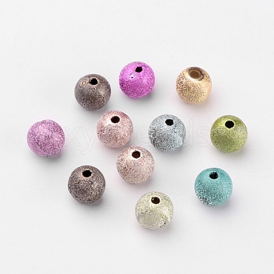 Spray Painted Acrylic Beads PB24P9284-1