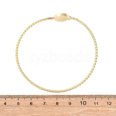 Brass Twisted Ring Cuff Bangle Making FIND-P035-09G-1