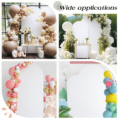 3Pcs 3 Styles Polyester Wedding Arch Cover Cloth FEPA-CN0001-01A-1