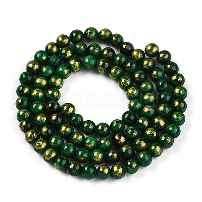 Natural Mashan Jade Beads Strands G-A255-A01-04K-1