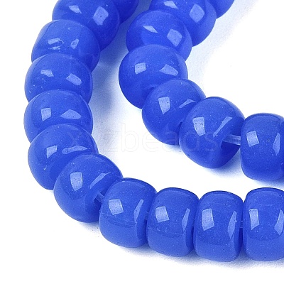 Imitation Jade Glass Beads Strands GLAA-NH0002-A01-B05-1
