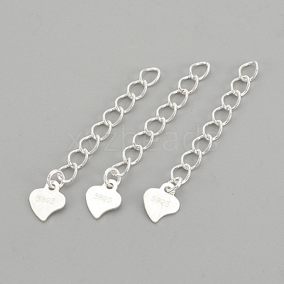 925 Sterling Silver Twisted Extender Chains LS-STER-S002-32-1