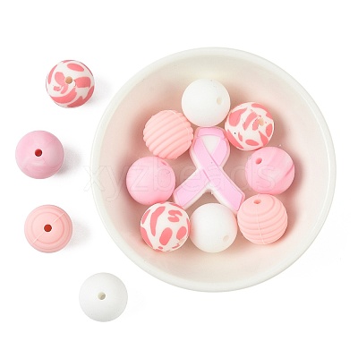 50Pcs Silicone Focal Beads SIL-FS0001-31-1