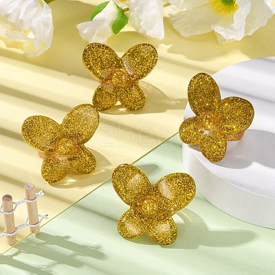 Acrylic Finger Rings RJEW-M137-02C-1
