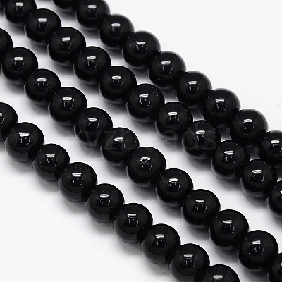 Crystal Glass Round Beads Strands EGLA-F037-8mm-B03-1