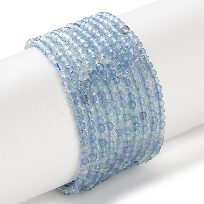 Natural Blue Fluorite Beads Strands GG-CBAE031-A01-2mm-1