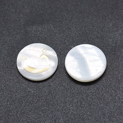 Shell Cabochons SSHEL-E568-B02-1
