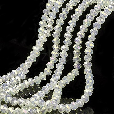 Electroplate Glass Beads Strands EGLA-A034-J6mm-T05-1