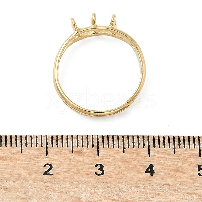 Adjustable Brass Finger Ring Trays for Hanging Pendant KK-K414-03C-G-1