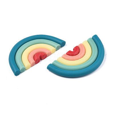 Handmade Polymer Clay Cabochons CLAY-N010-030-03-1