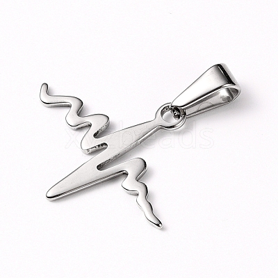 Tarnish Resistant 304 Stainless Steel Pendants STAS-I127-033P-1