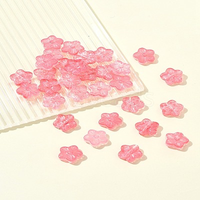 30Pcs Baking Paint Glass Beads GLAA-FS0001-97B-1
