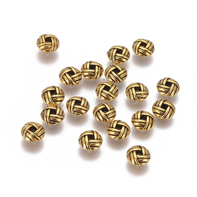 Zinc Alloy Spacer Beads PALLOY-ZN25847-AG-FF-1