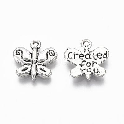 Tibetan Style Butterfly Pendant X-LF0563Y-1